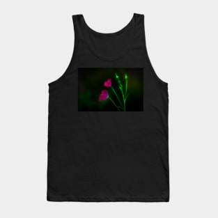 Glowing Wine Cups Wildflowers Tank Top